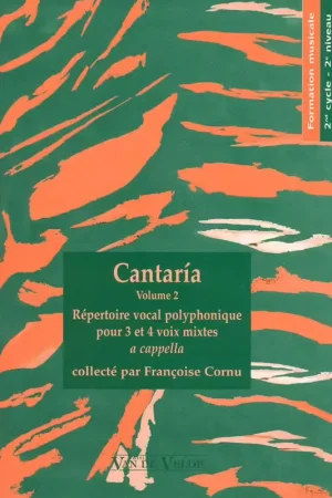 Quantité limitée - Van De Velde Cornu Francoise - Cantaria Vol.2 - Choeur