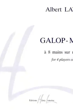 Produit tendance - Lemoine LAVIGNAC ALBERT - GALOP - MARCHE - PIANO 6 MAINS