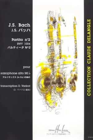 Lemoine Bach J.S. - Partita N°2 BWV1004 - Saxophone Alto Solo - Offre spéciale