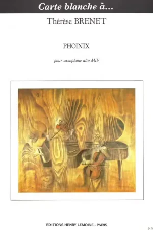 Lemoine Brenet - Phoinix - Saxophone Alto Solo - Achetez dès aujourd'hui