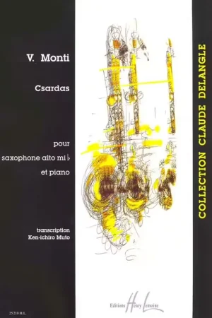 Prix imbattable | Lemoine Monti Vittorio - Czardas - Saxophone Mib Piano