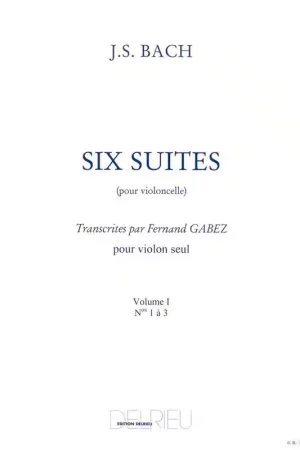 Offre du jour | Edition Delrieu Bach J.S. - Suites (6) Vol.1 - Violoncelle