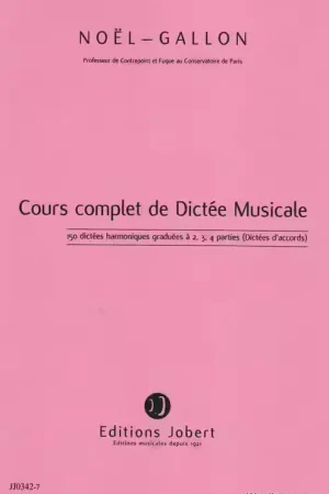 Jobert Gallon Noel - Dictees Iques Graduees A 2 3 Et 4 Pies (150) | Prix imbattable