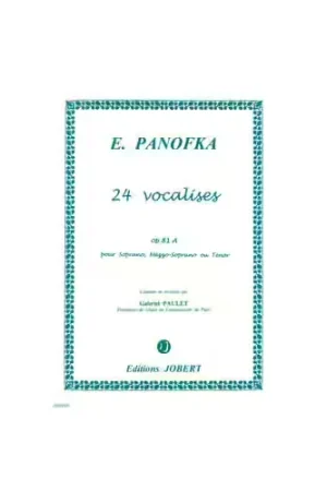 Jobert Panofka - Vocalises Vol.1 op.81A-sat - Voix Élevée et Piano - Préféré des clients