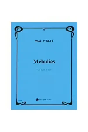 Jobert Paray - Mélodies - Cht/po - Chant et Piano - Plus que quelques pièces
