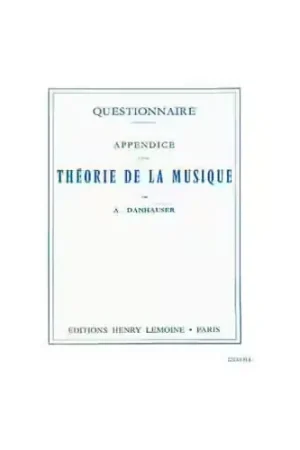 Lemoine Danhauser - Questionnaire - Théorie Musicale - Disponible