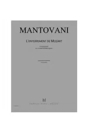Incontournable | Lemoine Mantovani - Enterrement De Mozart Po - 5 Voix et Ensemble
