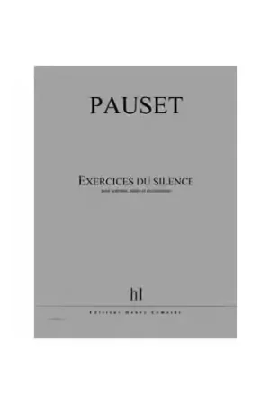 Bonne affaire | Lemoine Pauset - Exercices Du Silence - Soprano Piano Et Électronique