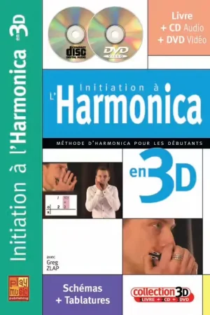 Play Music Publishing Zlap Greg - Initiation A L'harmonica En 3D CD + DVD - Derniers articles