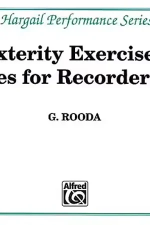 Très populaire - Hargail Music Press Rooda - 95 Dexterity Exercises For Recorders In F