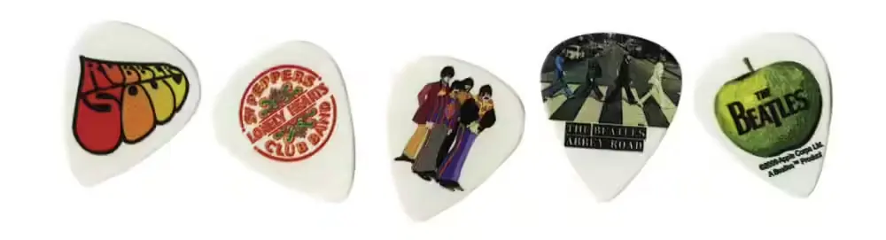 Très bien noté - D'addario And Co Beatles Guitar Picks Albums 10 Pack Thin