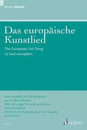 Schott Le Lied Européen - Voice et Piano | Plus que quelques jours