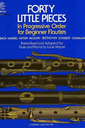 Derniers exemplaires | Schirmer Moyse Louis - 40 Little Pieces In Progressive Order For Beginner Flutists