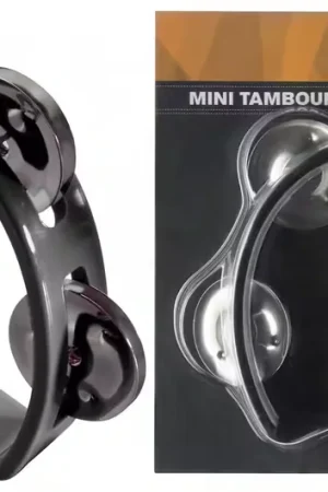 Plus que quelques pièces - Stagg Mini Tambourin 4 Cymbalettes Plastique Noir