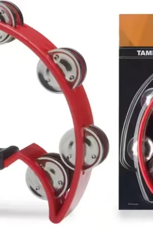 Tendance | Stagg Tambourin 1/2 Lune 16 Cymbalettes Rouge