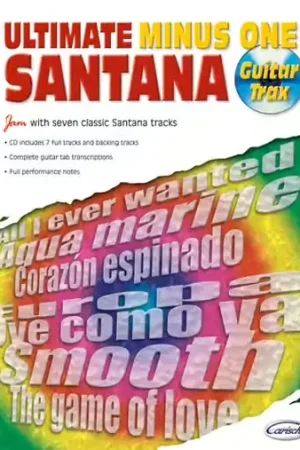 Carisch Santana Carlos - Ultimate Minus One Guitar Trax Vol.1 + CD - Prix avantageux