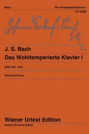 Wiener Urtext Edition Bach - The Well Tempered Clavier BWV 846-869 - Piano | Prix en baisse