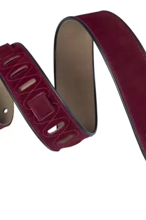 Achetez dès aujourd'hui - Levys 6,4cm Avec Rebord Noir Avec Logo En Cuir Burgundy