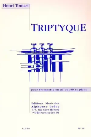 Tendance | Leduc TOMASI HENRI - TRIPTYQUE - TROMPETTE & PIANO
