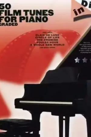 Qualité professionnelle - Wise Publications DIP IN 50 FILM TUNES FOR GRADED - PIANO