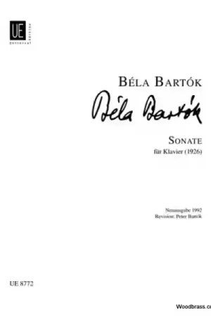 Universal Edition Bartok Bela - Sonate Pour Piano | Nouveau chez nous