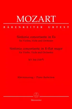 Barenreiter Moz W.A. - Symphonie Concerte En Mib Majeur Kv 364 (320D) - Violon Alto Pian0 | Petit prix