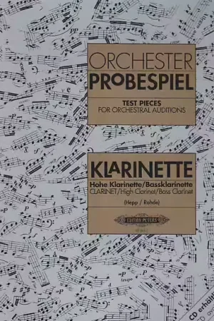 Quantité limitée - Edition Peters Orchesterprobespiel - Clarinette