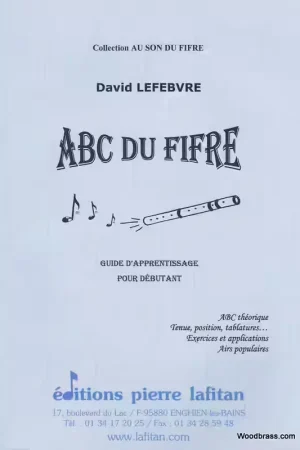 Lafitan Lefebvre David - Abc Du Fifre - Tout juste arrivé