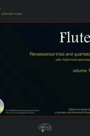 Affaire à saisir | Carisch FLUTE RENAISSANCE TRIOS AND QUARTETS VOL.1 + CD - 3 OU 4 FLUTES