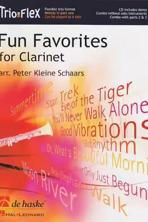 Premium - Dehaske KLEINE SCHAARS PETER - FUN FAVORITES FOR CLARINET + CD - CLARINETTE