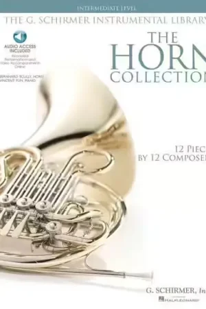 Nouveau en boutique | Schirmer HORN COLLECTION + MP3 INTERMEDIATE LEVEL - COR PIANO