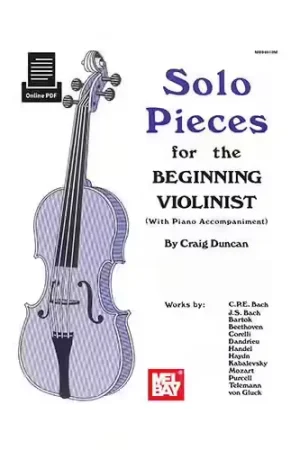 Prix en baisse - Mel Bay Duncan Craig - Solo Pieces For The Beginning Violinist - Violin