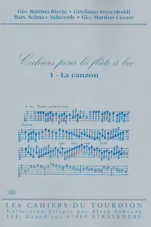 Achetez en ligne | Cahiers Du Tourdion CAHIER DE LA FLUTE A BEC VOL. 1 - FLB SOPRANO