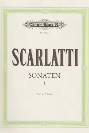 Préféré des clients | Edition Peters Scarlatti D. - Sonaten Vol. 1 - Clavecin (piano)