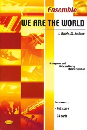 Carisch JACKSON RICHIE - WE ARE THE WORLD - ENSEMBLE MUSICAL - Prix choc