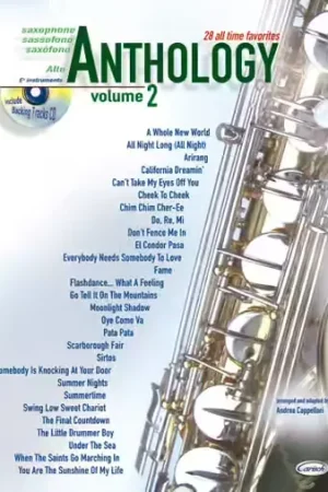 Nouveau produit | Carisch Cappellari A. - Anthology Vol.2 + CD - Saxophone Alto