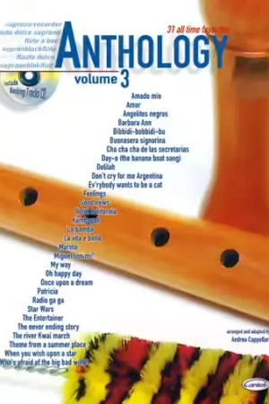 Bon prix | Carisch Cappellari A. - Anthology Vol.3 + CD - Flûte À Bec Soprano