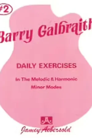 Nouveau produit | Aebersold GALBRAITH BARRY - DAILY EXERCISES MINOR MODES 2 - GUITARE