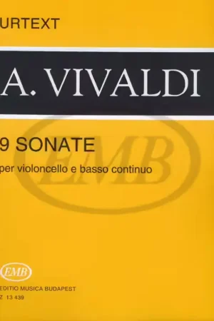 Prix en baisse | EMB (Editio Musica Budapest) Vivaldi A. - 9 Sonate - Cello