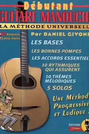 Plébiscité par les clients - Jjrebillard Givone Daniel - Debutant Guitare Manouche + CD