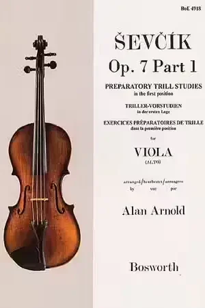 Bosworth Sevcik - Op.7 Part 1 - Exercices Preparatoires De Trilles - Alto - Commandez maintenant