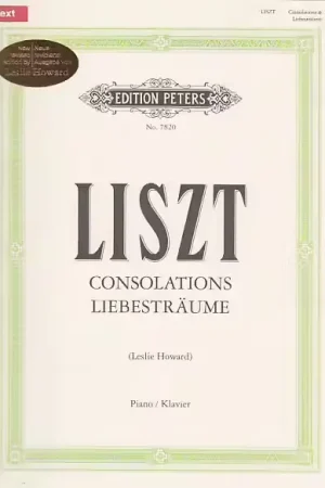 Edition Peters Liszt F. - Consolations/liebestraume (notturnos) - Piano - Premium