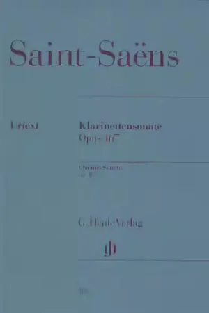 Bien noté | Henle Verlag SAINT-saens Camille - Klarinettensonate Op.167
