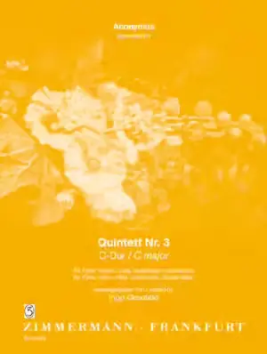 Se termine bientôt | Zimmermann Anonymus (boccherini?) - Quintett NR. 3 C-dur