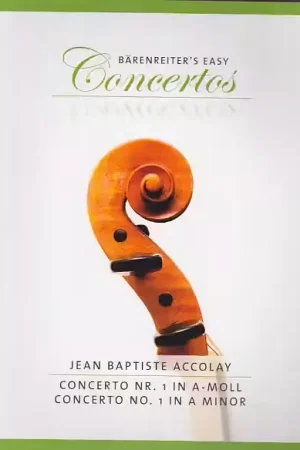 Nouveau - Barenreiter ACCOLAY JEAN BAPTISTE - CONCERTO N°1 IN A-MOLL