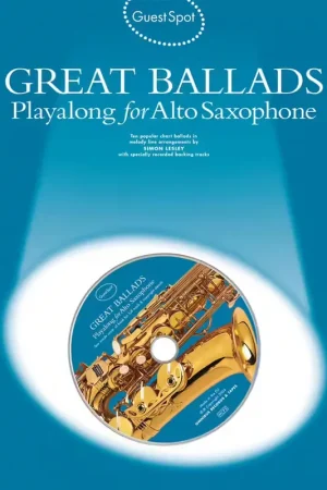 Économisez maintenant | Music Sales Guest Spot - Great Ballads + Audio - Saxophone Alto