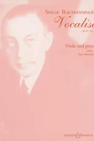 Plus que quelques unités | Boosey & Hawkes RACHMANINOFF SERGEI WASSILJEWITSCH - VOCALISE OP. 34/14 - VIOLA AND PIANO