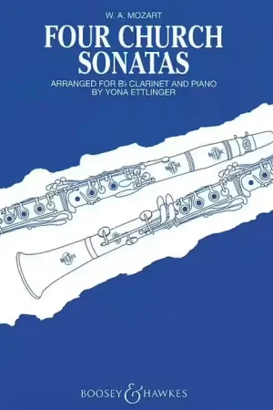 Tout juste ajouté | Boosey & Hawkes Mozart - Four Church Sonatas Kv 67 68 244 336 - Clarinette Et Piano