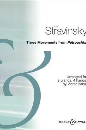Qualité premium | Boosey & Hawkes Stravinsky - Three Movements - 2 Pianos (4 Hets)