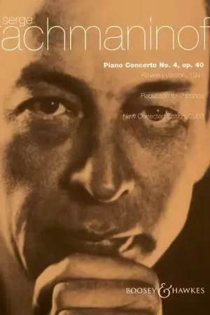 Boosey & Hawkes Rachmaninoff S. - Piano Concerto No. 4 In G Minor Op. 40 - Piano And Orchestra - Très apprécié des clients
